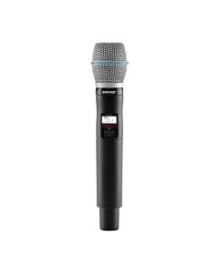 Shure Handheld Transmitter with Beta 87A Capsule, Transparent 24-Bit Digital Audio Quality