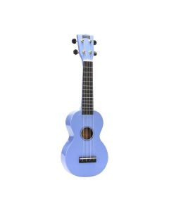 Mahalo Ukuleles MR1LBU Rainbow Series Soprano Ukulele, Graph Tech NuBone XB Bridge Saddles, Light Blue
