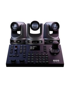 PTZOptics Producer-4K 3x Move PTZ Cameras & Joystick Controller Bundle, for Professional Broadcast