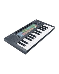 Novation FLkey Mini MIDI Controller for FL Studio, 25 Mini Keys, 16 Pads, 8 Knobs, Scale/Chord Mode
