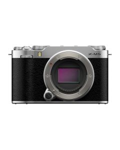 Fujifilm X-M5 26.1MP Mirrorless Camera, Body Only, 6.2K Video, 425-Point AF, AI Autofocus, Silver