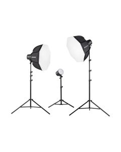 Westcott U60-B 60W Bi-Color LED 2-Light Softbox Kit, Type B (US) Plug, Remote Control, 804