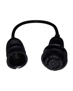 Raymarine Axiom 7DV Adaptor Cable Compatible with CP370 & Airmar Transducers, 9-pin to 7-pin, A80485