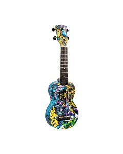 Mahalo Graffitti Motif Ukulele