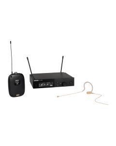 Shure SLXD14/153T Wireless System with SLXD1 Bodypack Transmitter and MX153T Earset Headworn Microphone
