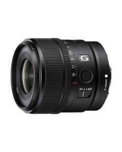Sony E 15mm F1.4 G APS-C Large-Aperture Wide-Angle G Lens, Sony E-Mount, Dual Linear AF Motors