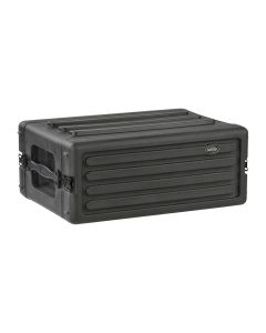 SKB Cases 4U rSeries Shallow Rack, Roto-molded LLDPE, Gasket-Sealed Waterproof Lids, 1SKB-R4S