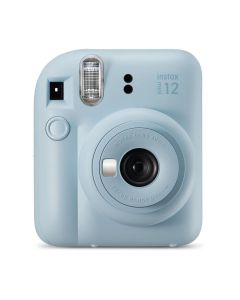 Fujifilm INSTAX MINI 12 Instant Film Camera, 60mm Lens, Selfie Mode, Automatic Exposure, Pastel Blue