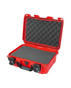 Nanuk 915 Hard Utility Case with Foam, Waterproof and Crushproof Design, Red, 915S-010RD-0A0