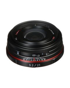 Pentax HD DA 21mm f/3.2 AL Limited Lens, K-Mount, Compact, HD Coating & Quick-Shift Focus, Black