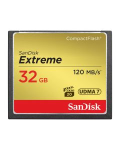 SanDisk Extreme CompactFlash Memory Card, 120MB/s Read, 85MB/s Write, High-Speed Capture