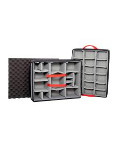 Nanuk Padded Divider Insert for 960 Case, Touch-Fastened Long & Short Dividers & Protective Base Pad