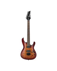 Ibanez S621QM S-Standard Electric Guitar, Quantum Pickups, Fixed Bridge, 24 Frets, Dragon Eye Burst