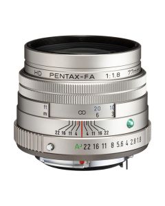 Pentax HD FA 77mm f/1.8 Limited Full-Frame Lens, K-Mount, Autofocus, HD & SP Coating, Silver