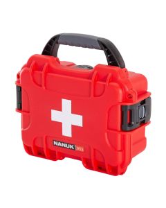 Nanuk 903 Empty Hard Case with First Aid Logo, Waterproof Protective Case, Red, 903S-000RD-PA0-FSA01