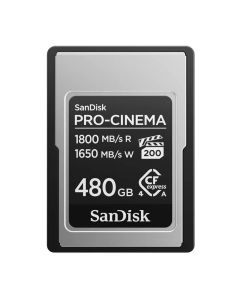 SanDisk PRO-CINEMA CFexpress™ Type A Card, 1800MB/s Read, 1650MB/s Write, VPG200 Certified