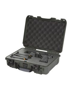 Nanuk 910 Case with Custom Foam for Optic Ready Pistol, Impact Resistant, Olive, 910S-080OL-0A0-21312