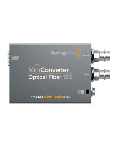 Blackmagic Design Mini Converter Optical Fiber 12G-SDI, Bidirectional, Up to DCI 4K25, SDI to Fiber