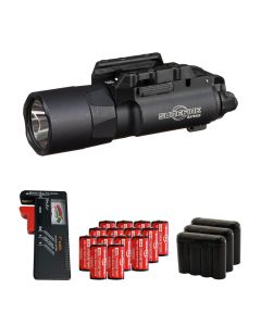 SureFire X300T-A Turbo Handgun WeaponLight with 650-Lumens High-Candela LED, Waterproof, Black