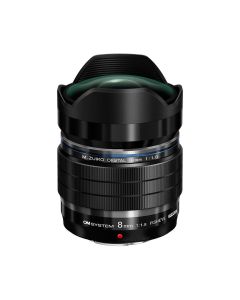 OM System M.Zuiko Digital ED 8mm f/1.8 Fisheye PRO Lens, Lens Only, Micro Four Thirds and 180° AOV