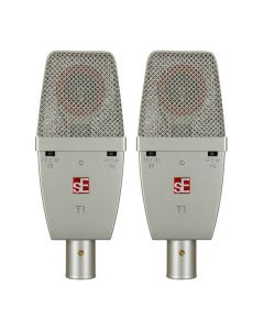 sE Electronics T1 Large-Diaphragm Condenser Microphones (Pair) for Studio Recording, Cardioid Pickup Pattern