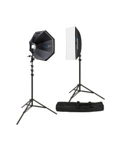 Westcott Rapid Box Switch 2-Light Square Head Speedlite Kit, Fast Setup, Portable Softbox