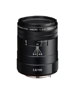 Pentax HD D FA Macro 100mm f/2.8 ED AW Full-Frame, Lens Only, K-Mount & Multi-Layer HD Coating, Black