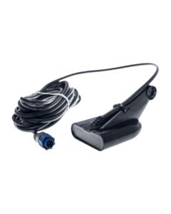 Lowrance Transom-Mount 50 kHz/200 kHz Broadband & DownScan™ Transducer, Built-In Temperature Sensor