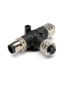 Humminbird NMEA 2000 T-Connector - Male, Connects NMEA 2000 Drop Cables to Backbone Cables, 760038-1