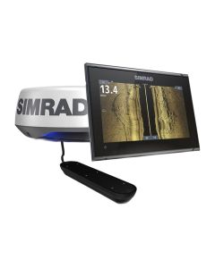 Simrad GO9 XSE Bundle with HALO20+ radar, Active Imaging 3-in-1 Transducer & C-MAP DISCOVER Chart