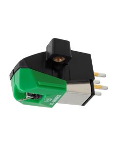 Audio-Technica VM95 Series Dual Magnet Cartridge with 0.3x0.7 mil Elliptical Stylus, AT-VM95E, Green