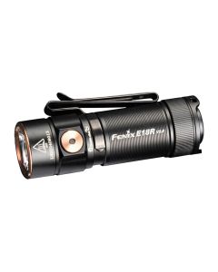 Fenix E18R V2.0 Rechargeable EDC Flashlight, 1200-Lumen Peak Output, Five Brightness Levels, Black