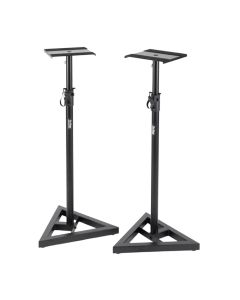 On-Stage Studio Monitor Stands, Adjustable Height 36.5 to 54 Inches, Black, Pair, SMS6000-P