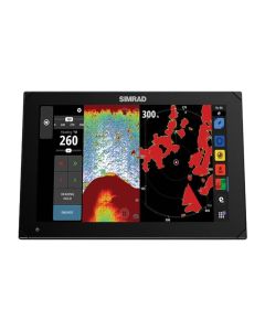 Simrad NSX 3012 12 Inch Fishfinder/Chartplotter with Active Imaging 3-In-1 Transducer, C-MAP® DISCOVER X