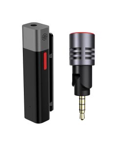 Sabinetek SmartMike+ S610, Wireless Lapel Mic with Unidirectional Add-On, for iPhone/Android, Black