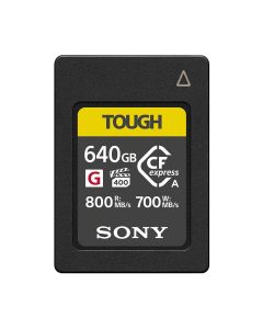 Sony 640GB CFexpress Type A Memory Card, 800MB/s Read & 700MB/s Write, High-Capacity for Video