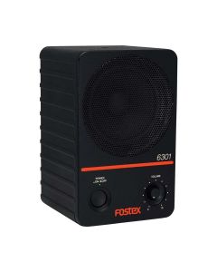 Fostex 6301NE 4 Inch Active Monitor Speaker, 20W D-Class Amplifier, Electronically Balanced XLR Input