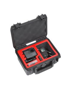 SKB iSeries 0705-3 Single GoPro Case, Holds GoPro & Accessories, Custom-Cut Foam Interior