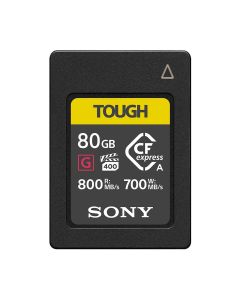 Sony 80GB CFexpress Type A Memory Card, 800MB/s Read & 700MB/s Write, High-Capacity for Video