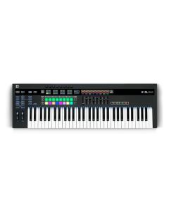 Novation 61-Key MIDI & CV Keyboard Controller with 8-Track Sequencer, RGB Feedback, 16 RGB Drum Pads