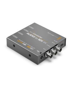 Blackmagic Design Mini Converter Audio to SDI 4K, 6G-SDI Input, UHD & DCI 4K, 4 Analog/8 AES Audio