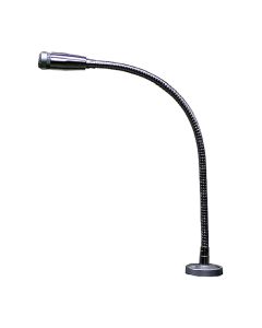 CAD Audio Astatic 119L Cardioid Dynamic Microphone with 19 Inch Gooseneck & Flange Mount, Chrome