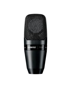 Shure PGA27 Large Diaphragm Cardioid Condenser Mic with Shockmount, HPF & -15 dB Pad – Black