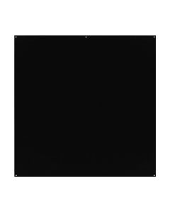 Westcott 8 ft. x 8 ft. X-Drop Pro Wrinkle-Resistant Backdrop for Small Group Portraits, Rich Black, 878
