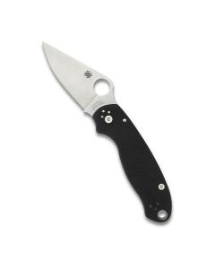 Spyderco Para 3 Folding, Black G-10 Handle Knife, 2.95In CPM S45VN Blade, Compression Lock, PlainEdge, C223GP
