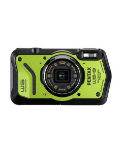 Ricoh PENTAX WG-8 20MP Digital Camera with 5x Optical Zoom Lens, 4K Video & Waterproof, Green, 01502