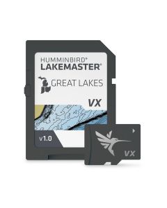 Humminbird LakeMaster Card - Great Lakes V1 Maps, VX Technology, SmartStrike, and Chart Presets