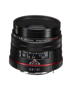 Pentax HD DA 35mm f/2.8 Macro Limited Lens, K-Mount, HD Coating & Quick-Shift Focus System, Black