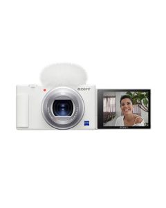 Sony ZV-1 Camera, 20.1MP, 4K30p Video, ZEISS Lens, Perfect for Content Creators and Vloggers, White