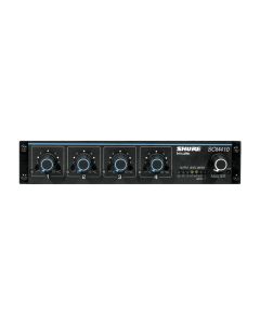 Shure SCM410 4-Channel Auto Mic Mixer, XLR I/O, Intellimix, MaxBus, Rackmount, Phantom Power